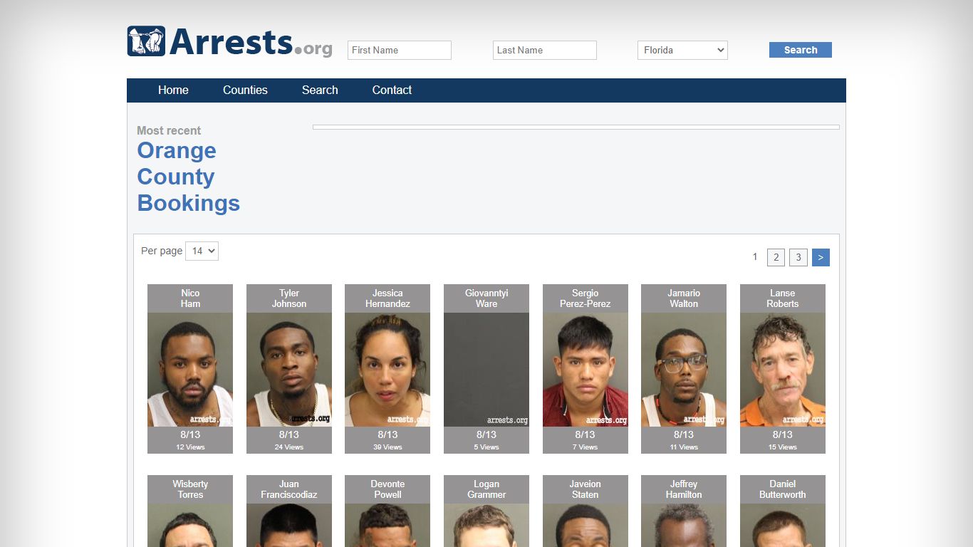 Orange County Arrests and Inmate Search